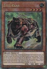 Test Bear (Quarter Century Secret Rare): Supreme Darkness