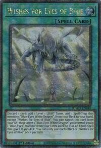Wishes for Eyes of Blue (Quarter Century Secret Rare): Structure Deck: Blue-Eyes White Destiny