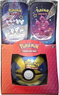 Retail Exclusive Pokemon Paldean Fates Mini Tins + Poke Ball Tin: Miscellaneous Cards & Products