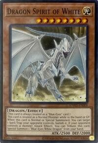 Dragon Spirit of White (Unlimited Misprint): Structure Deck: Blue-Eyes White Destiny