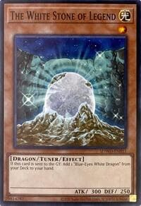 The White Stone of Legend (Unlimited Misprint): Structure Deck: Blue-Eyes White Destiny