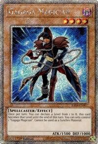 Gagaga Magician (Platinum Secret Rare): Quarter Century Stampede