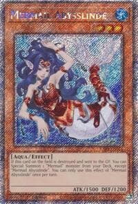 Mermail Abysslinde (Platinum Secret Rare): Quarter Century Stampede