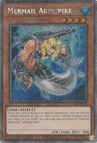 Mermail Abysspike (Platinum Secret Rare): Quarter Century Stampede