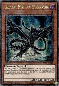 Black Metal Dragon (Quarter Century Secret Rare): Quarter Century Stampede