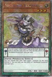 Archfiend Eccentrick (Platinum Secret Rare): Quarter Century Stampede
