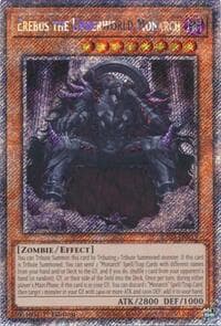 Erebus the Underworld Monarch (Platinum Secret Rare): Quarter Century Stampede