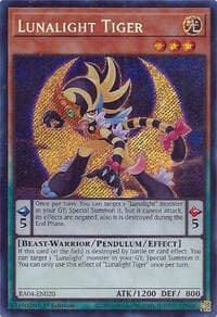 Lunalight Tiger (Secret Rare): Quarter Century Stampede