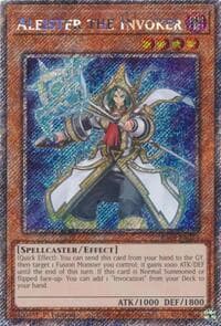 Aleister the Invoker (Alternate Art) (Platinum Secret Rare): Quarter Century Stampede