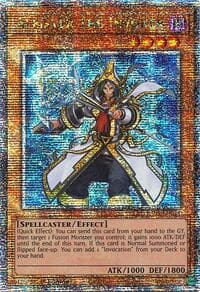 Aleister the Invoker (Alternate Art) (Quarter Century Secret Rare): Quarter Century Stampede