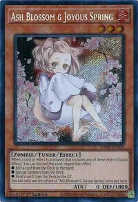 Ash Blossom & Joyous Spring (Alternate Art) (Secret Rare): Quarter Century Stampede