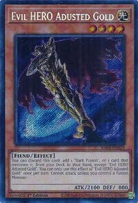 Evil HERO Adusted Gold (Secret Rare): Quarter Century Stampede