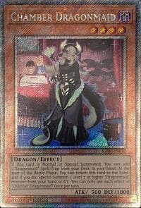Chamber Dragonmaid (Platinum Secret Rare): Quarter Century Stampede