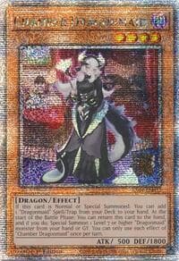 Chamber Dragonmaid (Quarter Century Secret Rare): Quarter Century Stampede