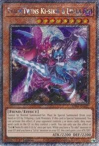 Evil Twins Ki-sikil & Lil-la (Platinum Secret Rare): Quarter Century Stampede