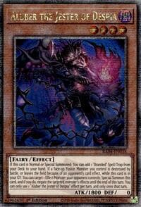Aluber the Jester of Despia (New Art) (Quarter Century Secret Rare): Quarter Century Stampede