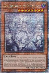 Lady Labrynth of the Silver Castle (New Art) (Quarter Century Secret Rare): Quarter Century Stampede