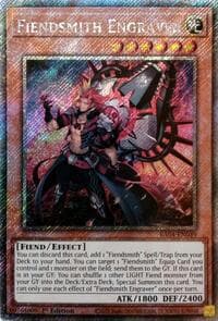 Fiendsmith Engraver (Platinum Secret Rare): Quarter Century Stampede