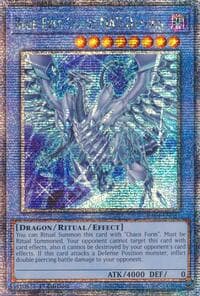 Blue-Eyes Chaos MAX Dragon (New Art) (Quarter Century Secret Rare): Quarter Century Stampede
