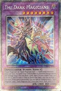 The Dark Magicians (Platinum Secret Rare): Quarter Century Stampede