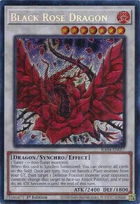 Black Rose Dragon (Secret Rare): Quarter Century Stampede