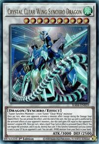 Crystal Clear Wing Synchro Dragon (PUR): Quarter Century Stampede