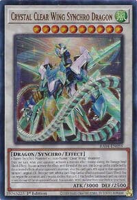 Crystal Clear Wing Synchro Dragon (UR): Quarter Century Stampede