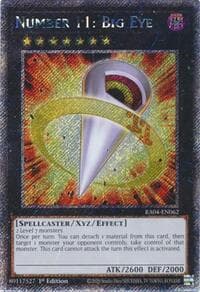 Number 11: Big Eye (Platinum Secret Rare): Quarter Century Stampede