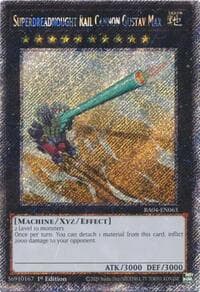 Superdreadnought Rail Cannon Gustav Max (Platinum Secret Rare): Quarter Century Stampede