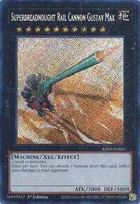 Superdreadnought Rail Cannon Gustav Max (Secret Rare): Quarter Century Stampede
