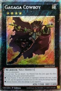 Gagaga Cowboy (Platinum Secret Rare): Quarter Century Stampede