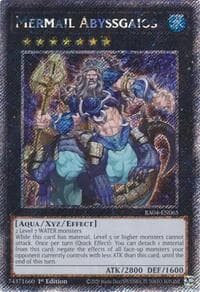 Mermail Abyssgaios (Platinum Secret Rare): Quarter Century Stampede