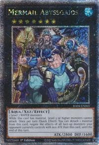 Mermail Abyssgaios (Quarter Century Secret Rare): Quarter Century Stampede