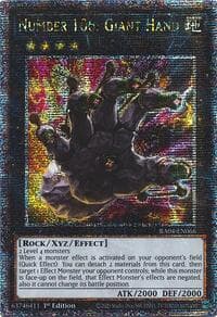 Number 106: Giant Hand (Quarter Century Secret Rare): Quarter Century Stampede