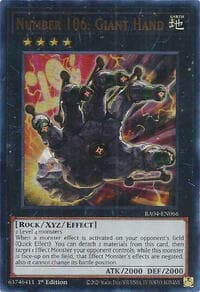 Number 106: Giant Hand (UR): Quarter Century Stampede