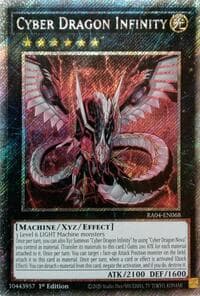 Cyber Dragon Infinity (Platinum Secret Rare): Quarter Century Stampede