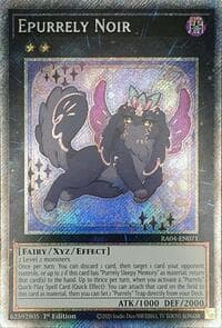 Epurrely Noir (Platinum Secret Rare): Quarter Century Stampede
