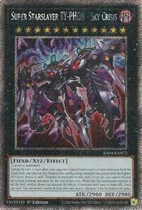 Super Starslayer TY-PHON - Sky Crisis (Platinum Secret Rare): Quarter Century Stampede