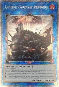 Amphibious Swarmship Amblowhale (Platinum Secret Rare): Quarter Century Stampede