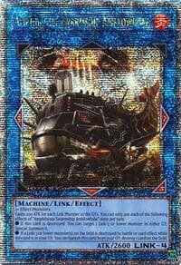 Amphibious Swarmship Amblowhale (Quarter Century Secret Rare): Quarter Century Stampede