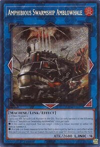 Amphibious Swarmship Amblowhale (Secret Rare): Quarter Century Stampede