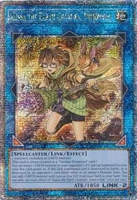 Aussa the Earth Charmer, Immovable (Quarter Century Secret Rare): Quarter Century Stampede