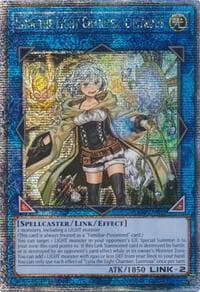 Lyna the Light Charmer, Lustrous (Quarter Century Secret Rare): Quarter Century Stampede