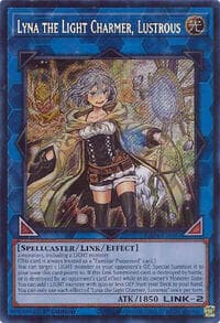 Lyna the Light Charmer, Lustrous (Secret Rare): Quarter Century Stampede