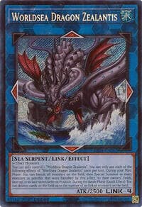 Worldsea Dragon Zealantis (Secret Rare): Quarter Century Stampede