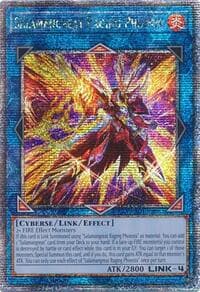 Salamangreat Raging Phoenix (Quarter Century Secret Rare): Quarter Century Stampede