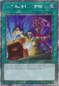 Left Arm Offering (Platinum Secret Rare): Quarter Century Stampede
