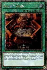 Shien's Dojo (Platinum Secret Rare): Quarter Century Stampede