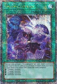 Onomatopaira (Quarter Century Secret Rare): Quarter Century Stampede