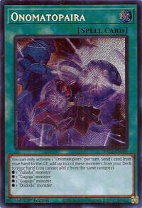 Onomatopaira (Secret Rare): Quarter Century Stampede